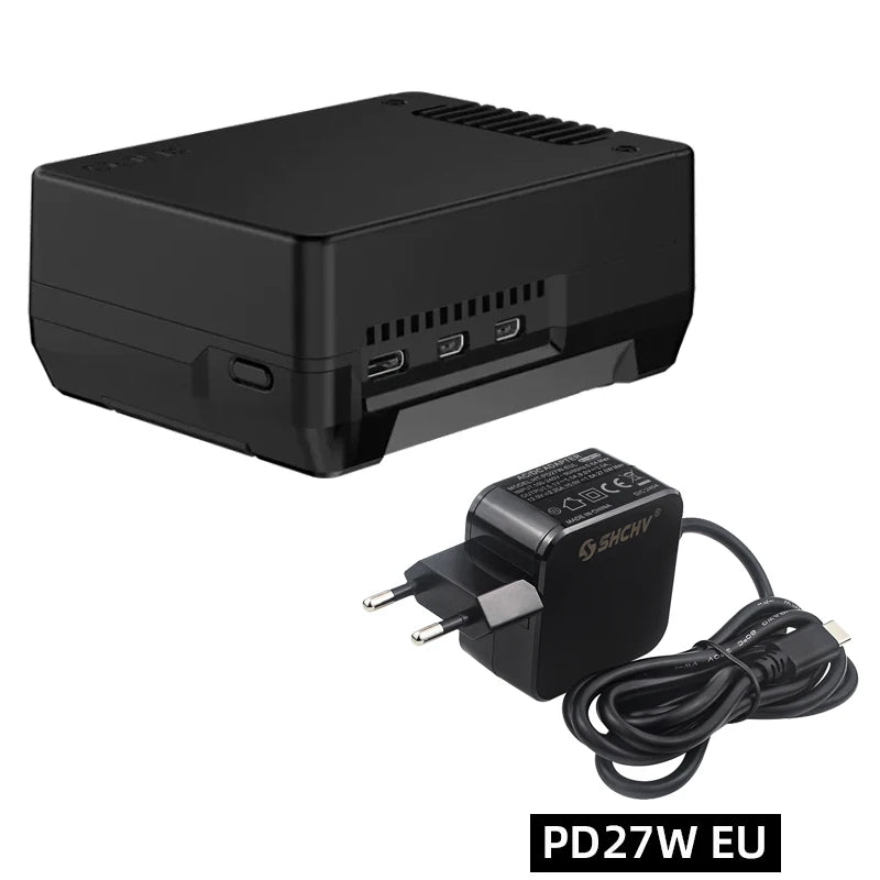 Custom NEO 5 M.2 NVME PCIE Case for     Pi 5 with PWM Fan Built-in Heatsink for SSD Boot Pi 5 from M.2 NVME Drive