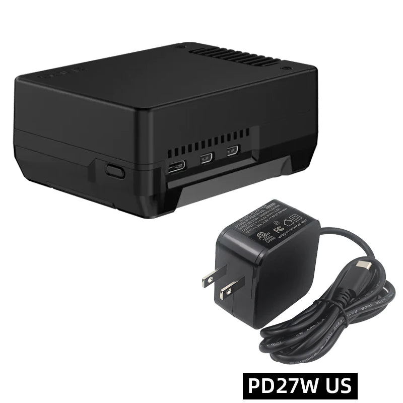 Custom NEO 5 M.2 NVME PCIE Case for     Pi 5 with PWM Fan Built-in Heatsink for SSD Boot Pi 5 from M.2 NVME Drive