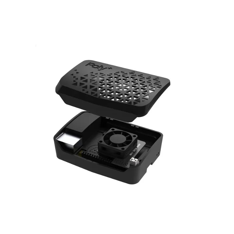 Custom POLY+     Pi 4 Vented Case