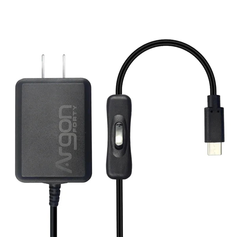 Custom Type-C Power Supply with Switch 18 Watts 5 Volts