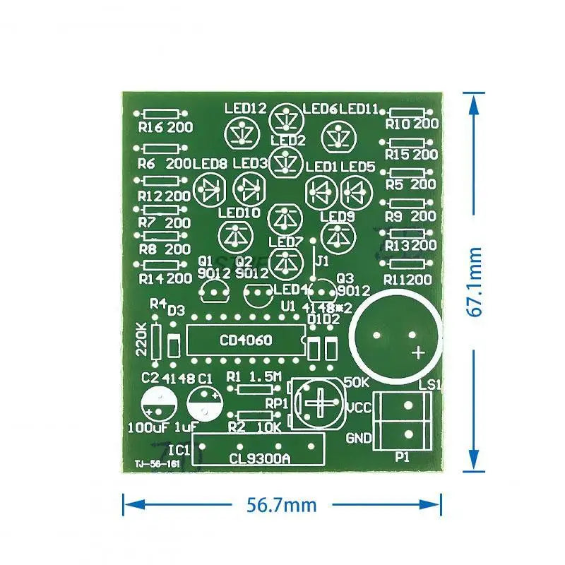 Custom CD4060 Dream Lamp Making Kit Music Lantern Making Lanterns to Alice Music Lamp Student Training Maker Lab