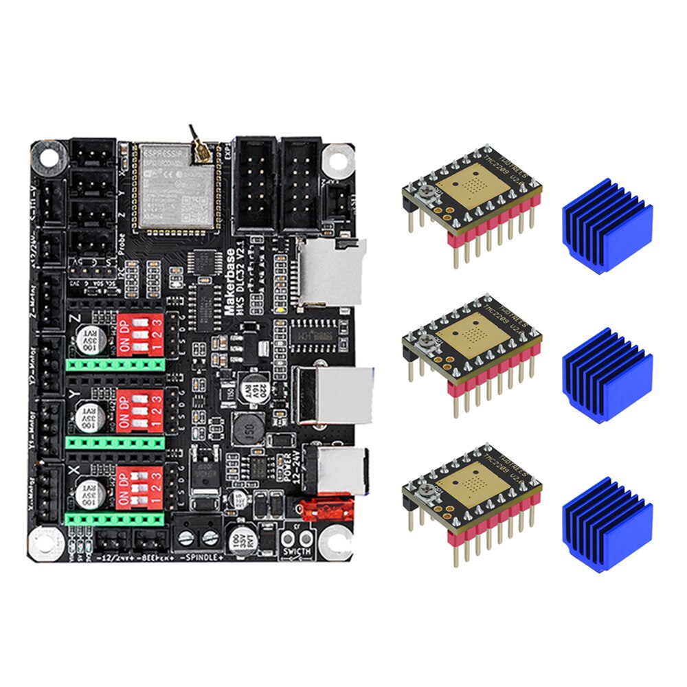 Custom CNC Laser Engraving Machine Offline Control   MKS TS24/TS35-R LCD Touch Screen For MKS DLC32 V2.1 Motherboard ESP32 Wifi