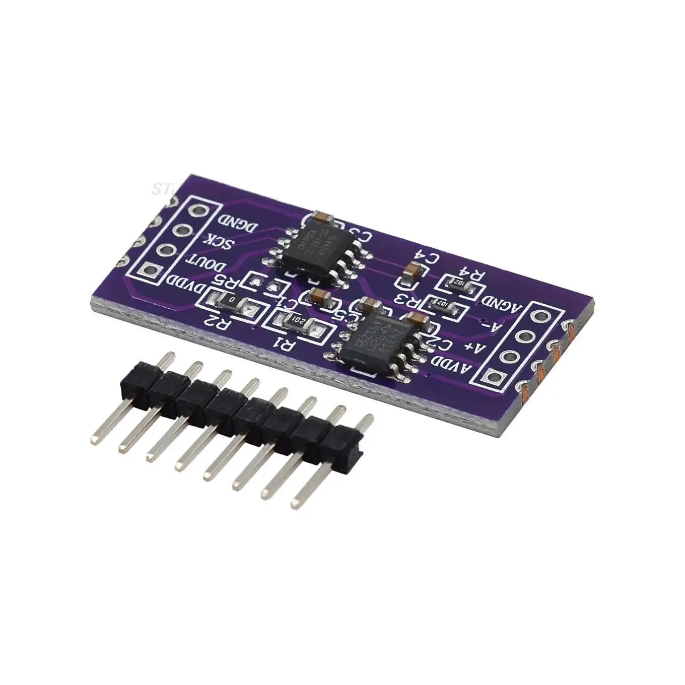 Custom CS1237 24-bit ADC module onboard TL431 external reference chip ...