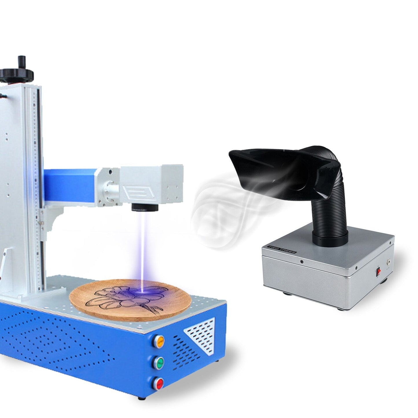 Co2 Laser Engraving Machine Fume Extractor TT-P1 Smoke Purifier For CNC Laser Engraver Filter Dust Purification System customize