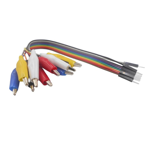 Custom Crocodile Clip DuPont Male Female Head to Crocodile Clip Test Wire Connection Wire Experimental Wire