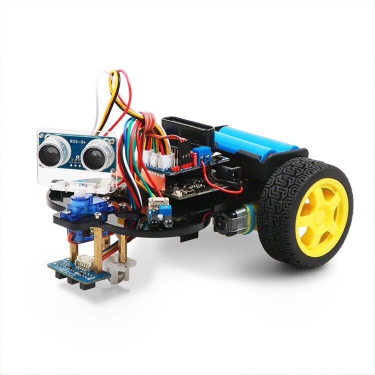 Compatible with Arduino Programmable Educational Robot Intelligent Car DIY Kit Scratch Maker