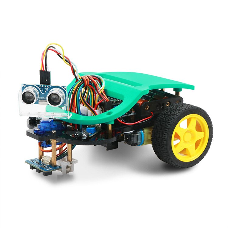 Compatible with Arduino Programmable Educational Robot Intelligent Car DIY Kit Scratch Maker