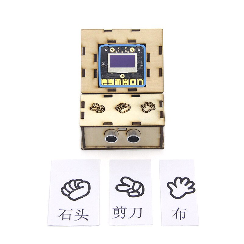 Control Board DIY Production Maker Programming Learning Kit Stone Scissors Cloth Guess Boxing Game Machine Man-Machine Battle