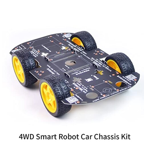 Custom 4WD Robot Chassis Kit with 4 TT Motor for Arduino/Raspberry Pi