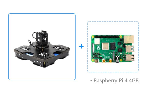 Custom AI Robot Car Kit Visual Autonomous Driving For Raspberry Pi 4B