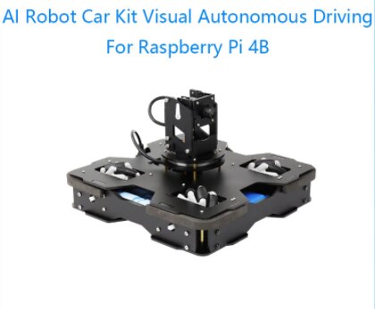 Custom AI Robot Car Kit Visual Autonomous Driving For Raspberry Pi 4B ...