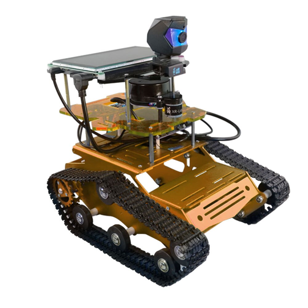 Custom AI robot NVIDIA Jetson NANO LIDAR Car ROS Robot SLAM Build Map Navigation Obstacle Avoidance