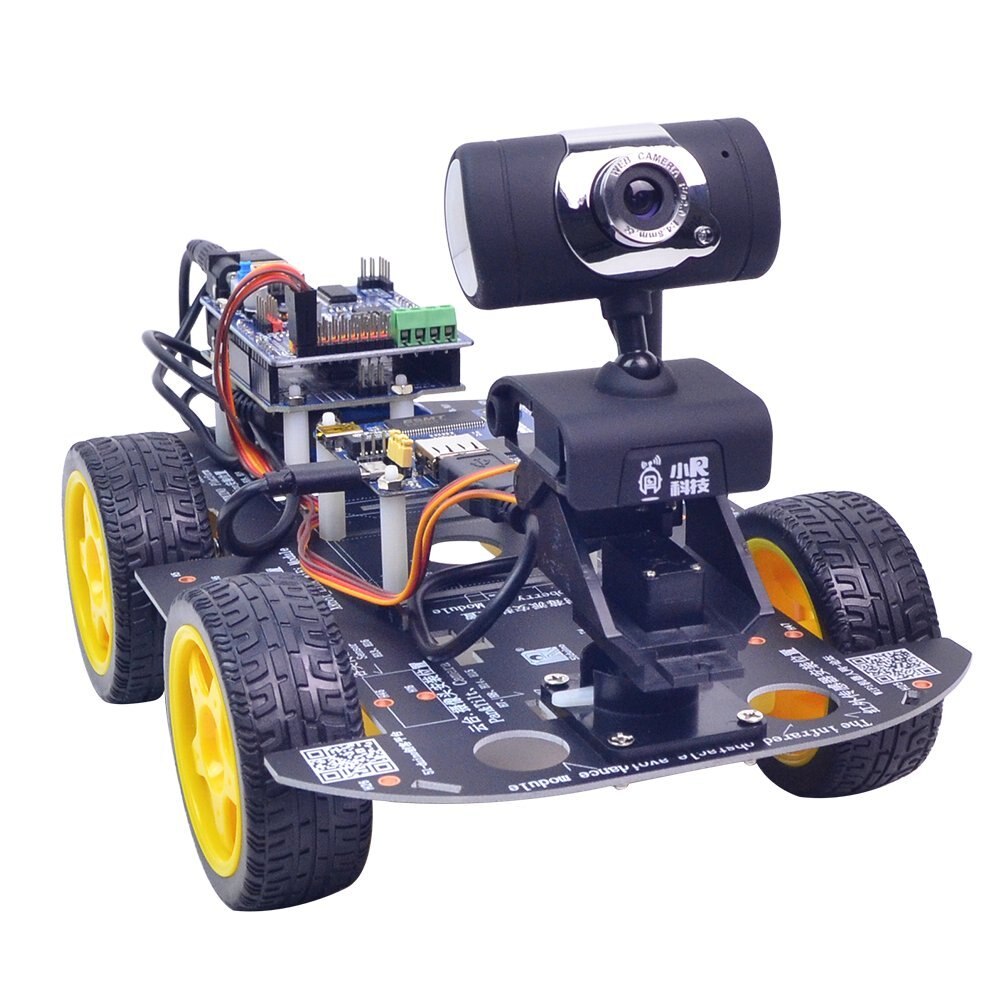 Custom DS WiFi Smart Robot Car Kit for Arduino ,Remote Control HD Camera FPV Robotics Learning & Electronic Toy