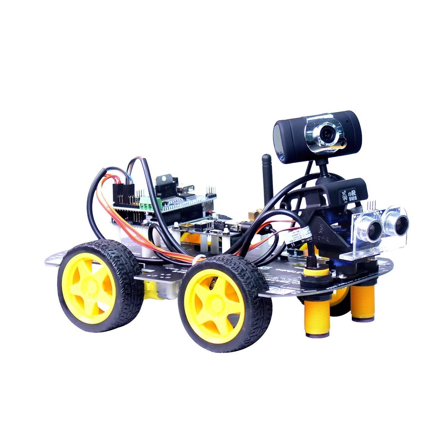 Custom DS WiFi Smart Robot Car compatible Arduino R3 Remote Control HD Camera FPV Robotics Learning Educational toy