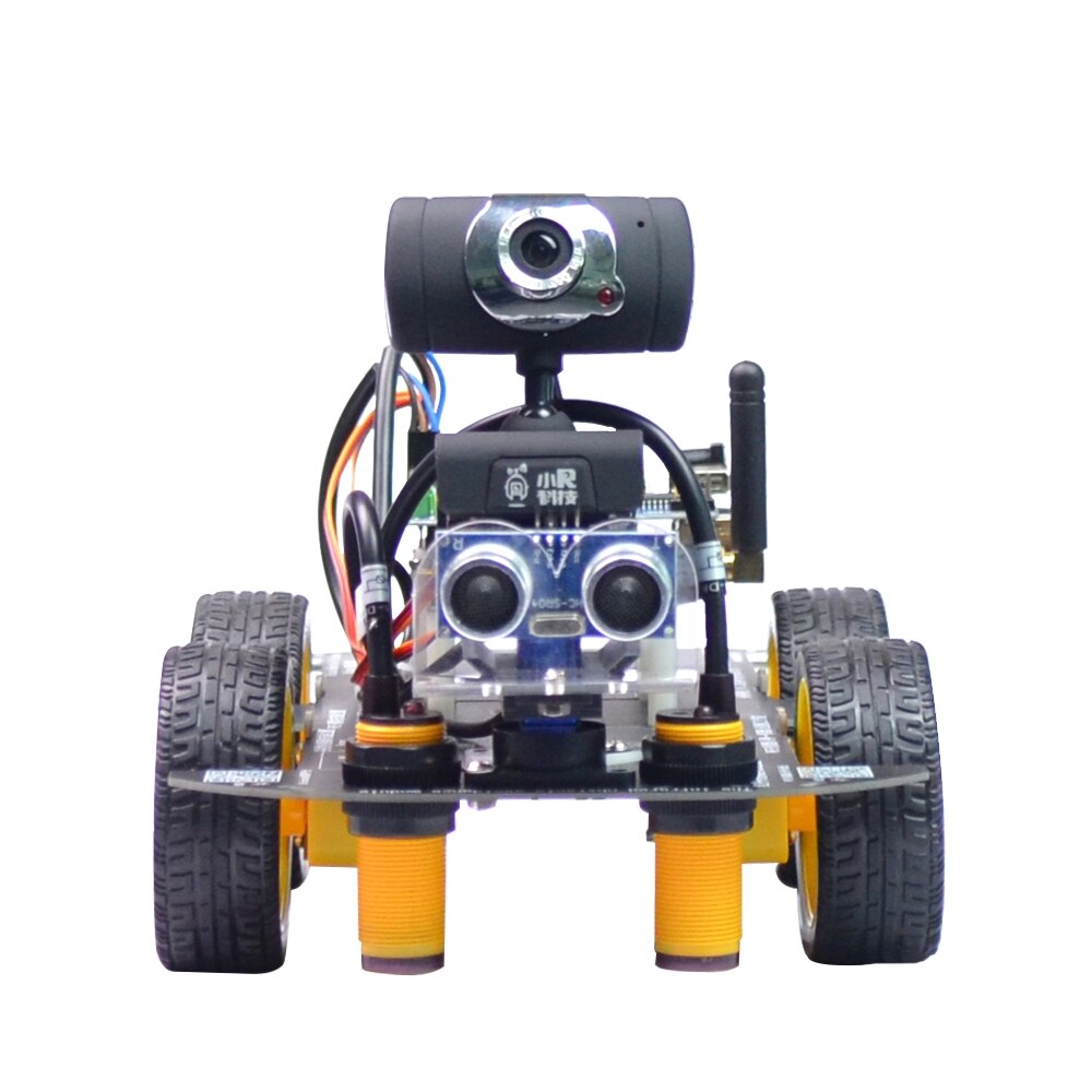 Custom DS WiFi Smart Robot Car compatible Arduino R3 Remote Control HD Camera FPV Robotics Learning Educational toy
