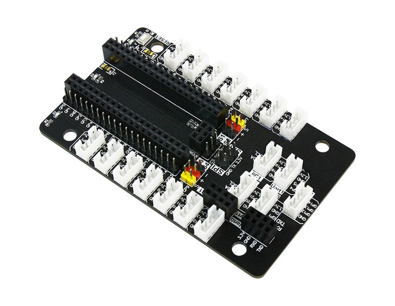 Custom Raspberry Pi Pico Sensor Expansion Board with servo pins SPI serial and IIC interface design for world of module