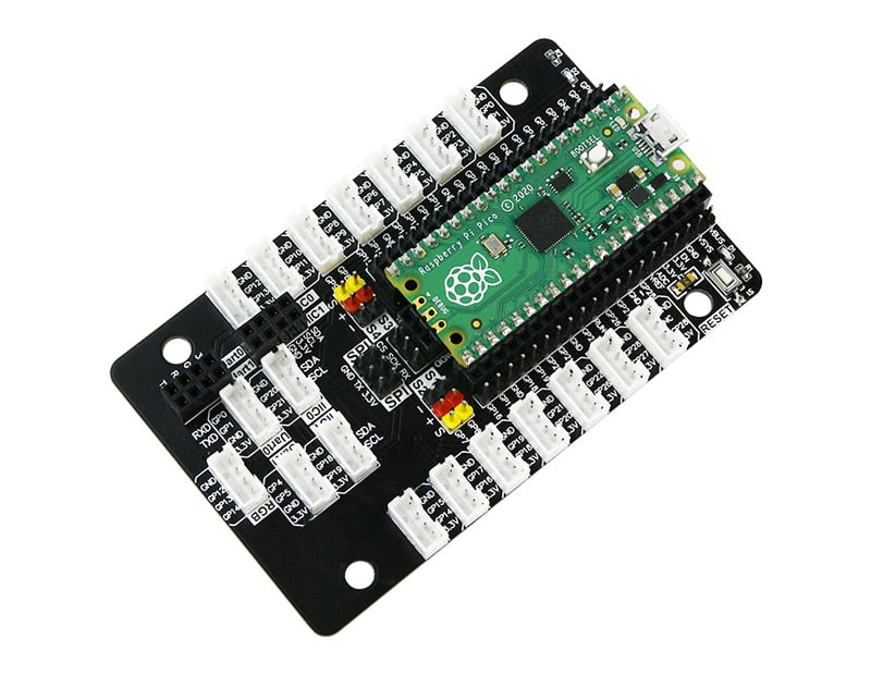 Custom Raspberry Pi Pico Sensor Expansion Board with servo pins SPI serial and IIC interface design for world of module