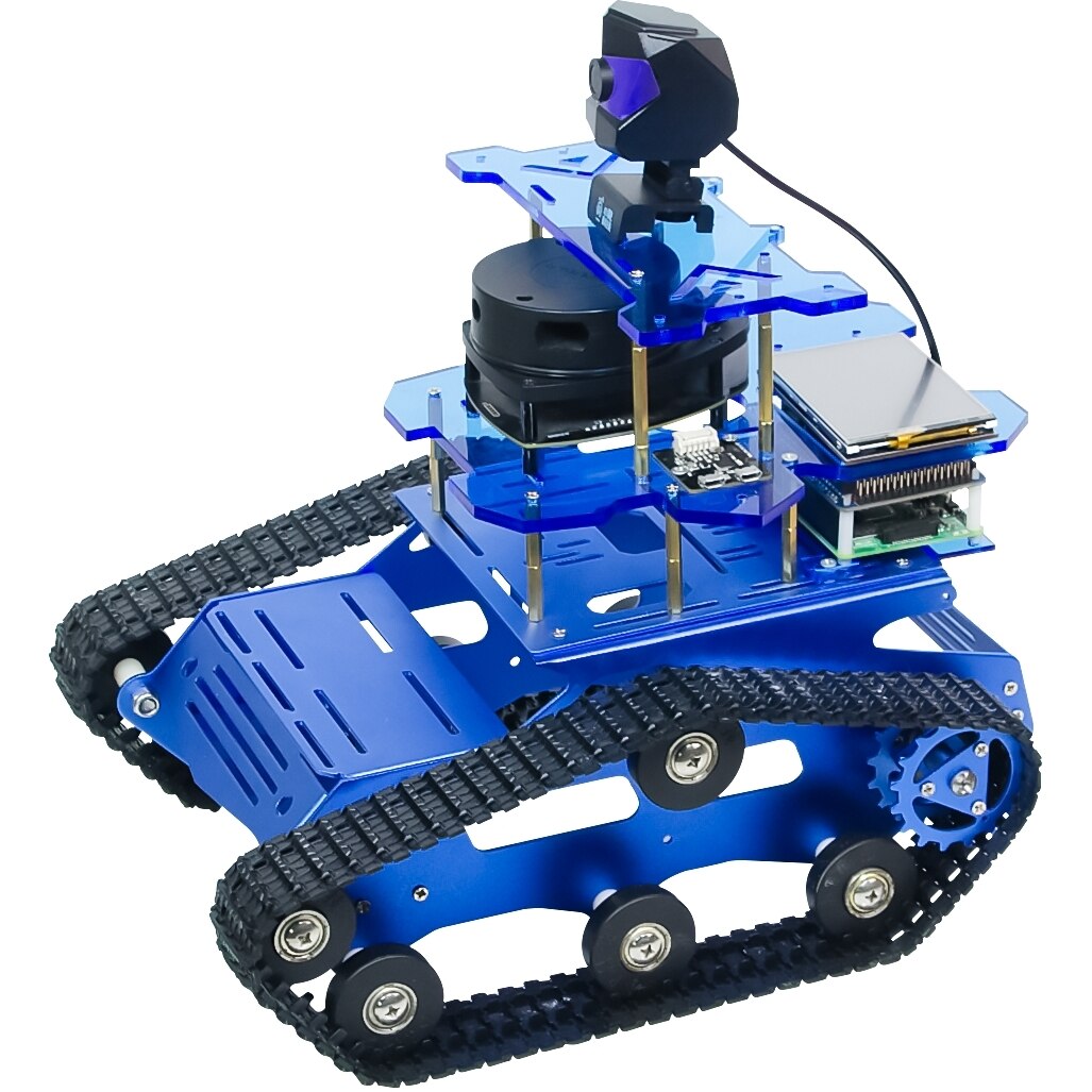 Custom Ros Robot AI Smart Robot Car with Laser Radar for Raspberry Pi