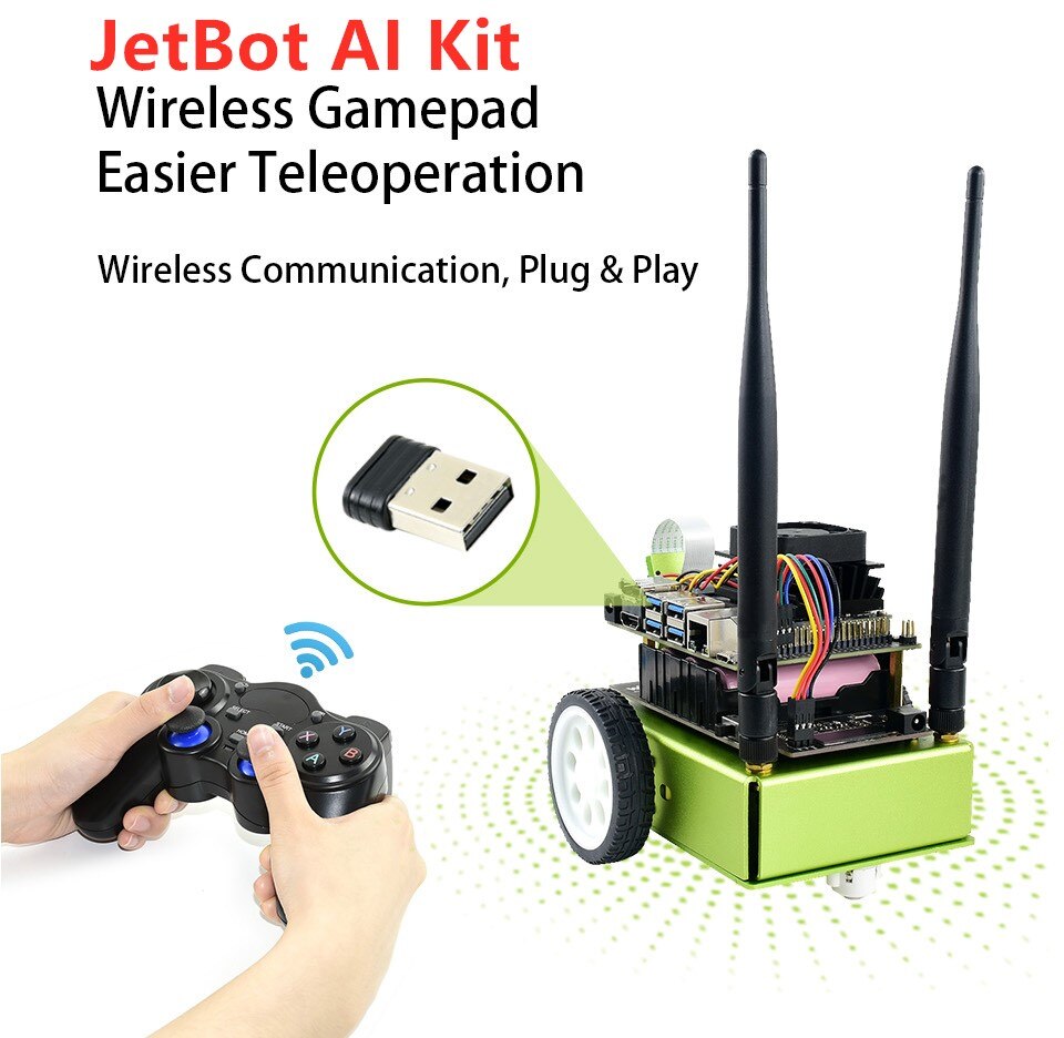 Custom Waveshare JetBot AI Kit / JetRacer AI Kit  OFFICIAL Partner AI Smart Robot Based on Jetson Nano