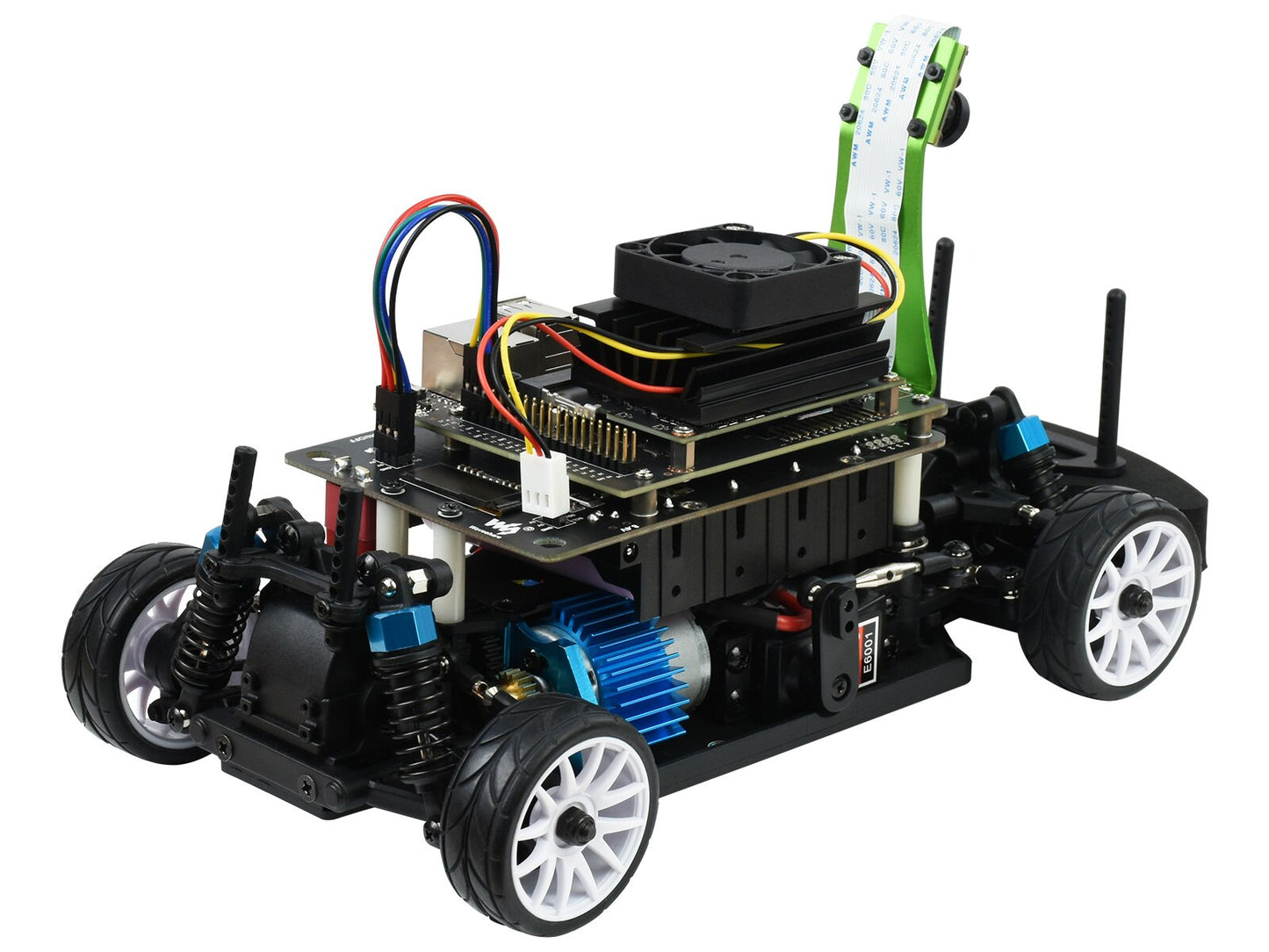 Custom Waveshare JetRacer Pro 2GB AI Kit, High Speed AI Racing Robot Powered by Jetson Nano 2GB, Pro Version