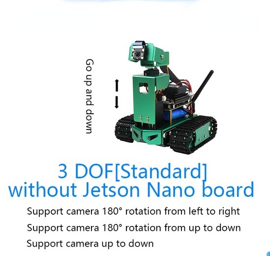 Custom  car robot with 8 million HD camera  .( with or without)   Jetson Nano board.standard or Support camera up to down