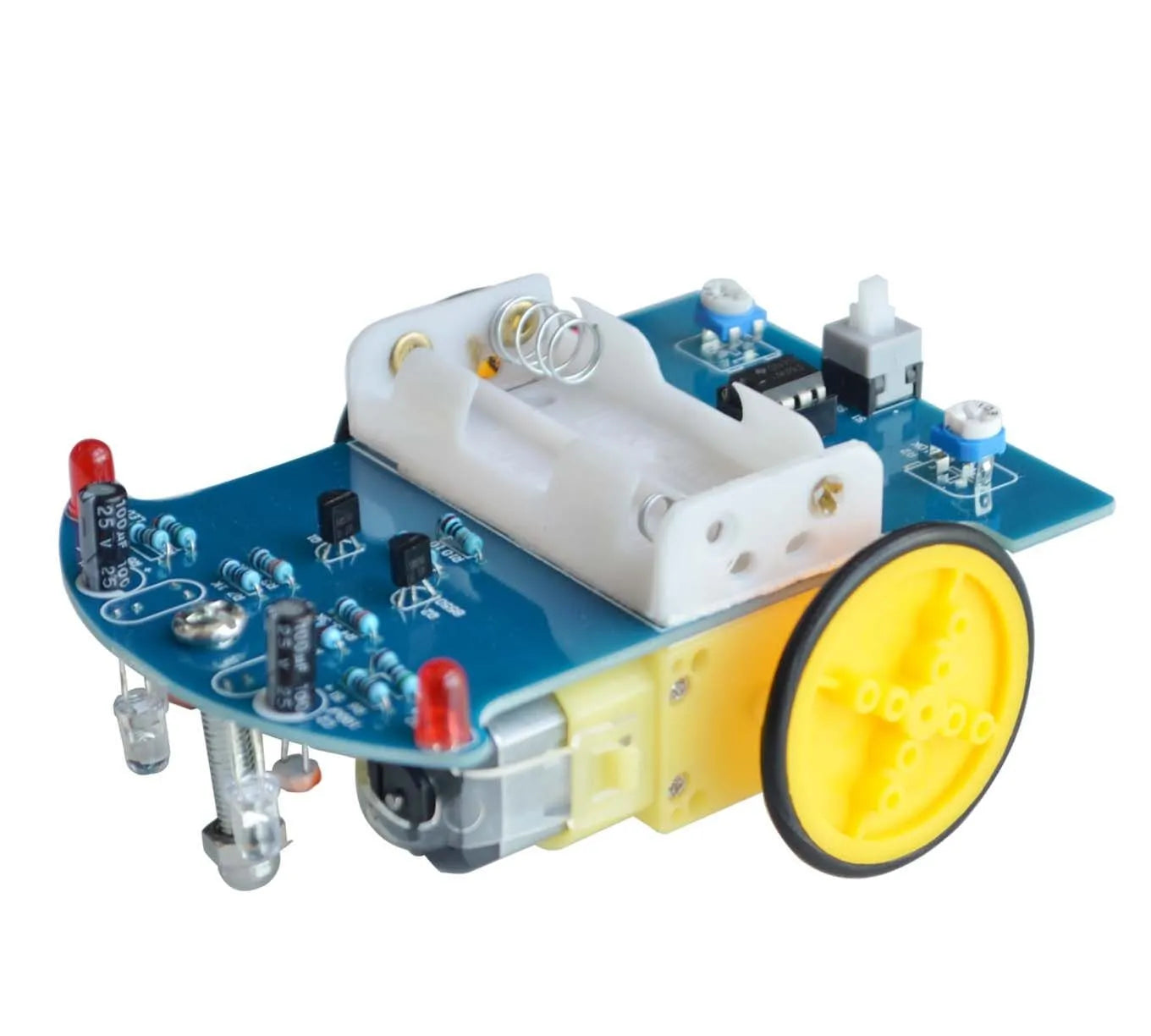 Custom D2-1 DIY Kit Intelligent Tracking Line Smart Car Kit TT Motor Electronic DIY Kit Smart Patrol Automobile Parts DIY Electronic