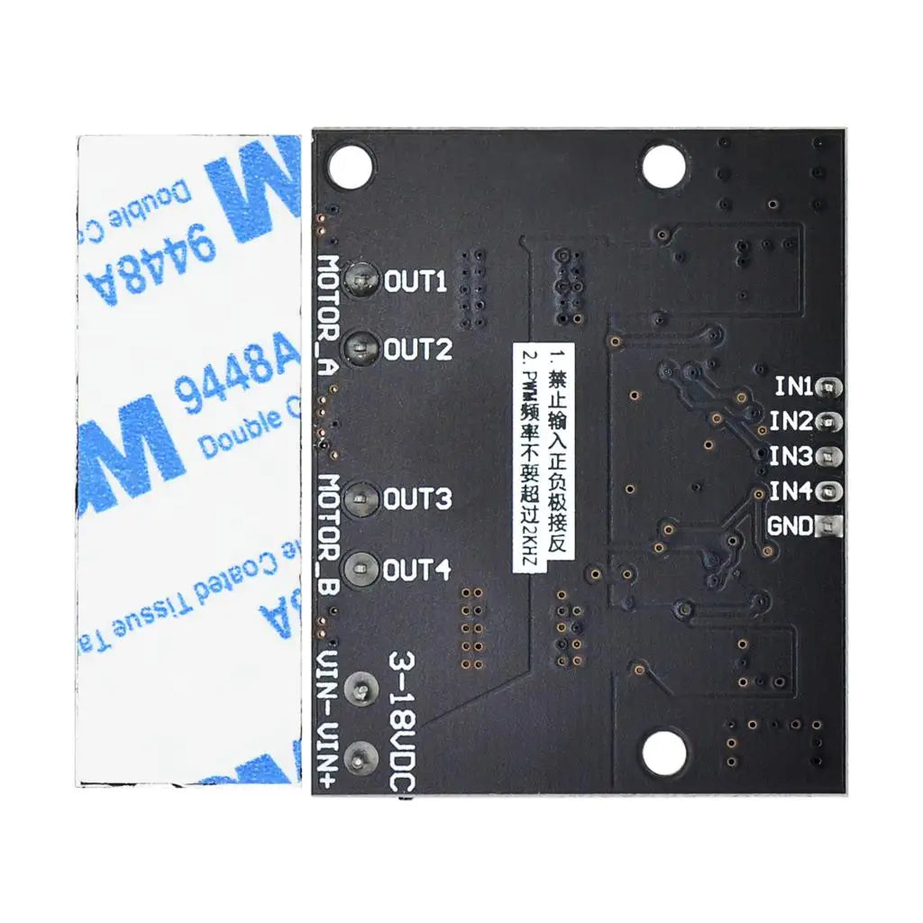 Custom DC 3V-18V Motor Drive Board 10A Dual Channel H Bridge DC Motor Drive Module PWM Speed Regulator Dimmer Module