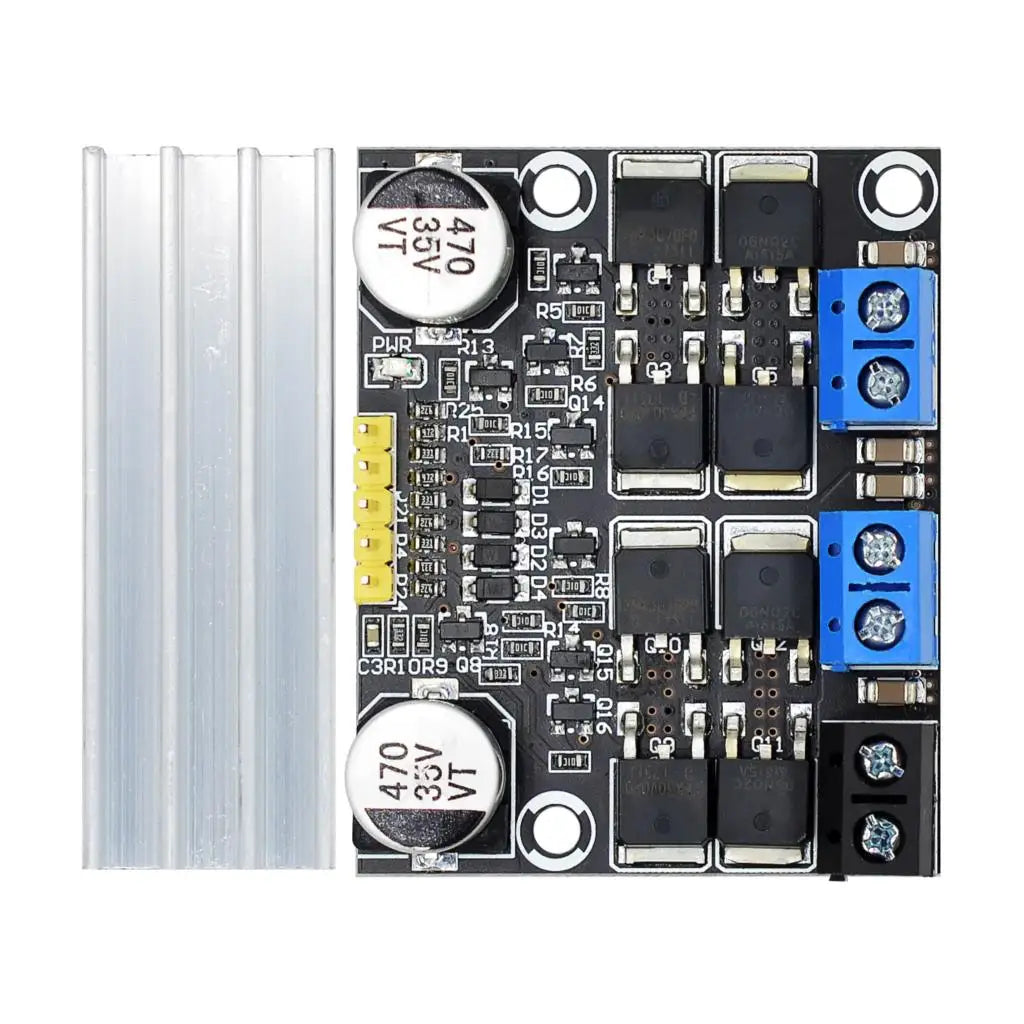 Custom DC 3V-18V Motor Drive Board 10A Dual Channel H Bridge DC Motor Drive Module PWM Speed Regulator Dimmer Module