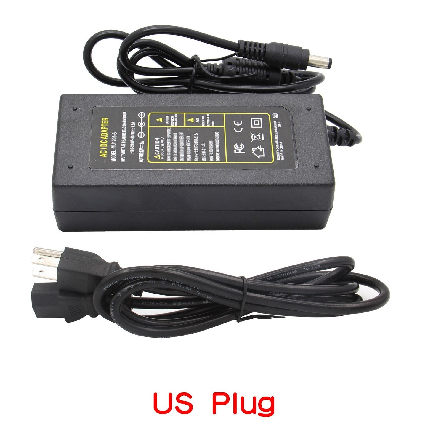 DC 5.5x2.5mm 12V 5A Power Supply Power Adapter(EU/USPlug) for Raspberry Pi X835/X832/X830 Expansion Board