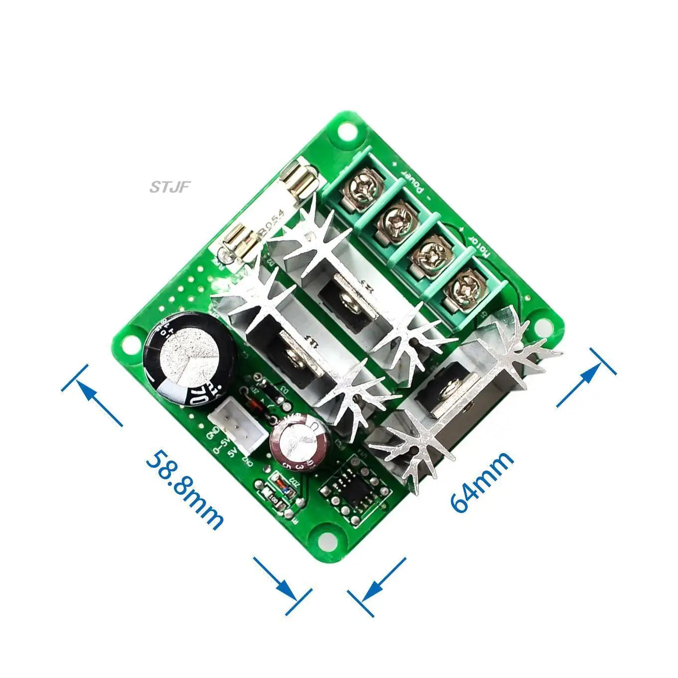 Custom DC 6V-90V 15A DC Motor Speed Controller Stepless Speed Regulation Pulse Width PWM DC 12V 24V 36V 48V 1000W