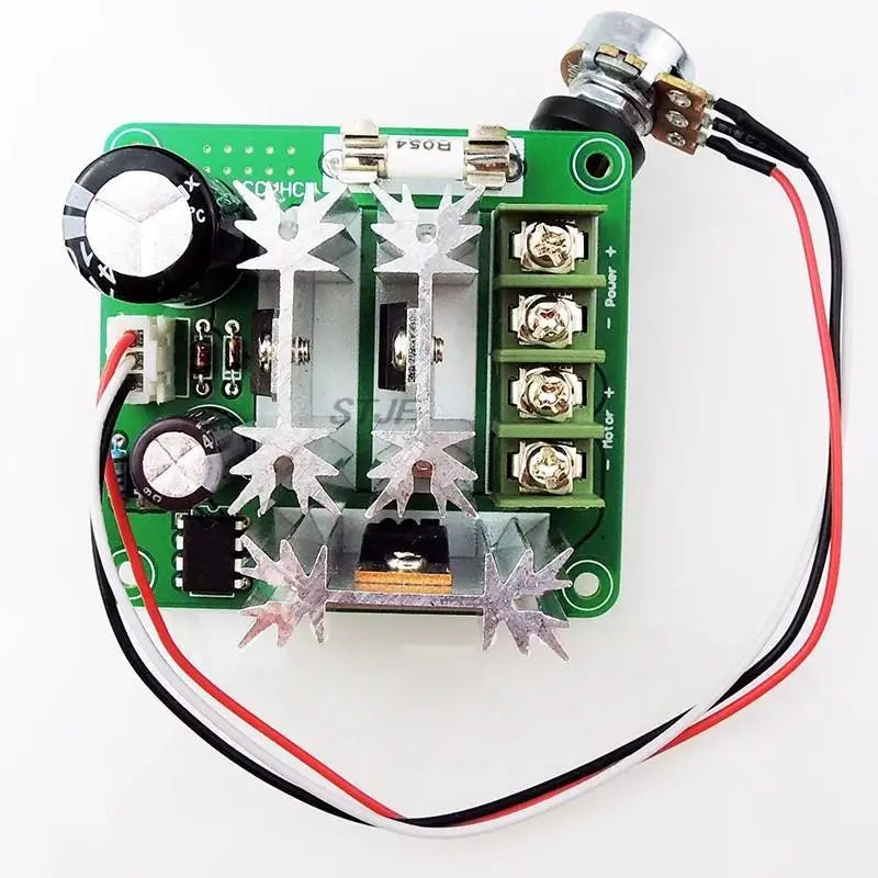 Custom DC 6V-90V 15A DC Motor Speed Controller Stepless Speed Regulation Pulse Width PWM DC 12V 24V 36V 48V 1000W