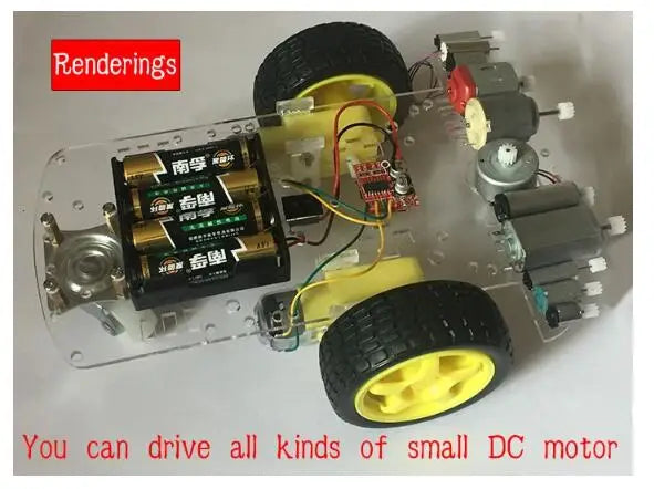 Custom DC Motor Drive Module Reversing PWM Speed Dual H Bridge Stepper Motor Mini Victory L298N