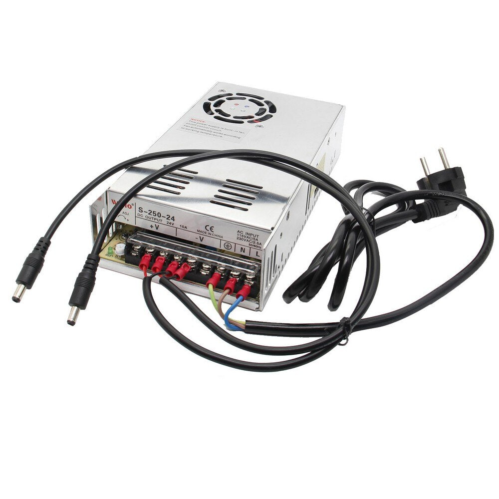 DC24V 10A 250W Single Output Switching Power Supply for Raspberry Pi X ...