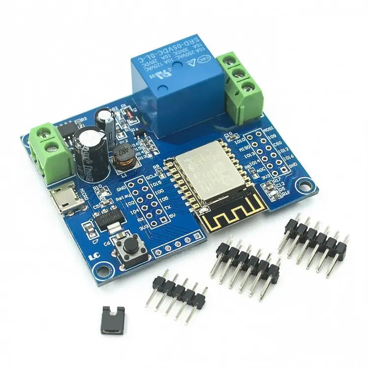 Custom DC5-80V Power Supply ESP8266 WiFi Single-Channel Relay Module ESP-12F Development Board