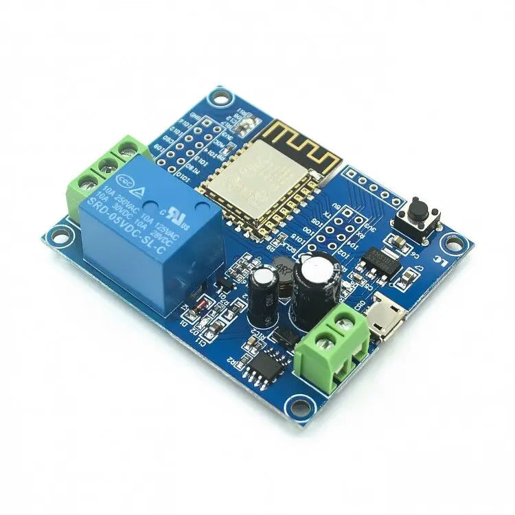 Custom DC5-80V Power Supply ESP8266 WiFi Single-Channel Relay Module ESP-12F Development Board