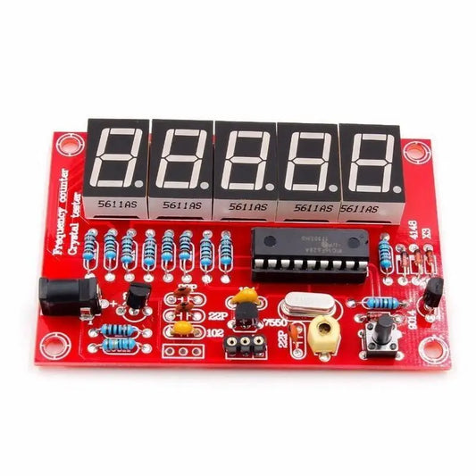 Custom DIY Kits RF 1Hz-50MHz Crystal Oscillator Frequency Counter Meter Digital LED tester meter