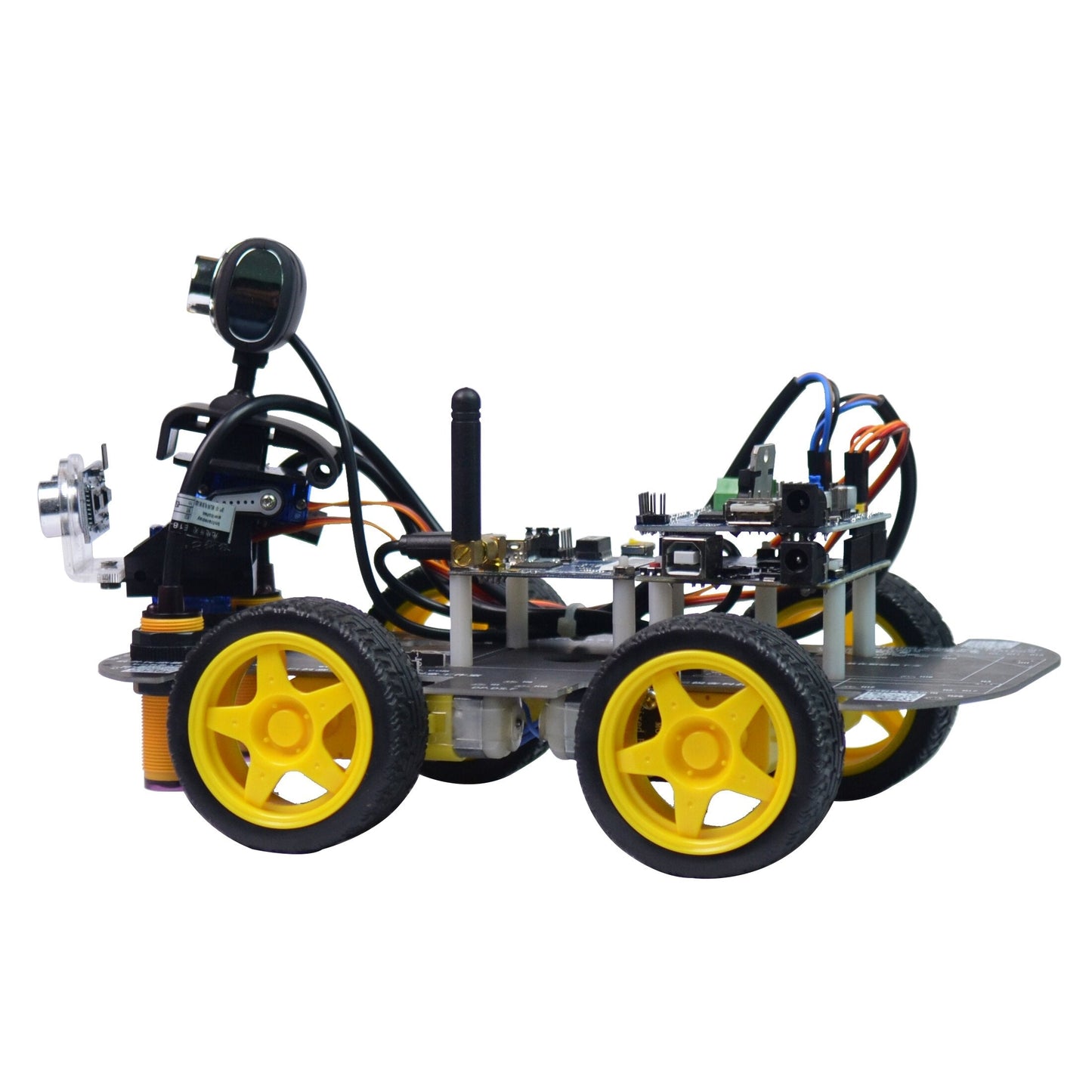 DS WiFi Smart Robot Car compatible Arduino R3 Remote Control HD Camera FPV Robotics Learning Educational toy