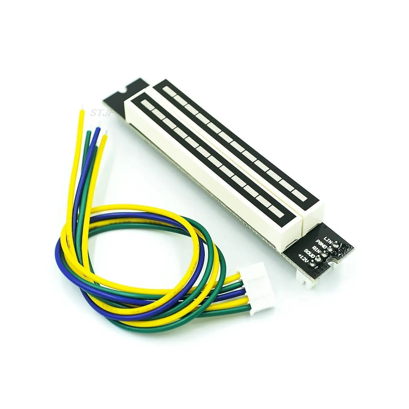 Custom Double 12-bit double channel LED music spectrum level indicator light (7 green 2 orange 3 red) audio LED indicator light