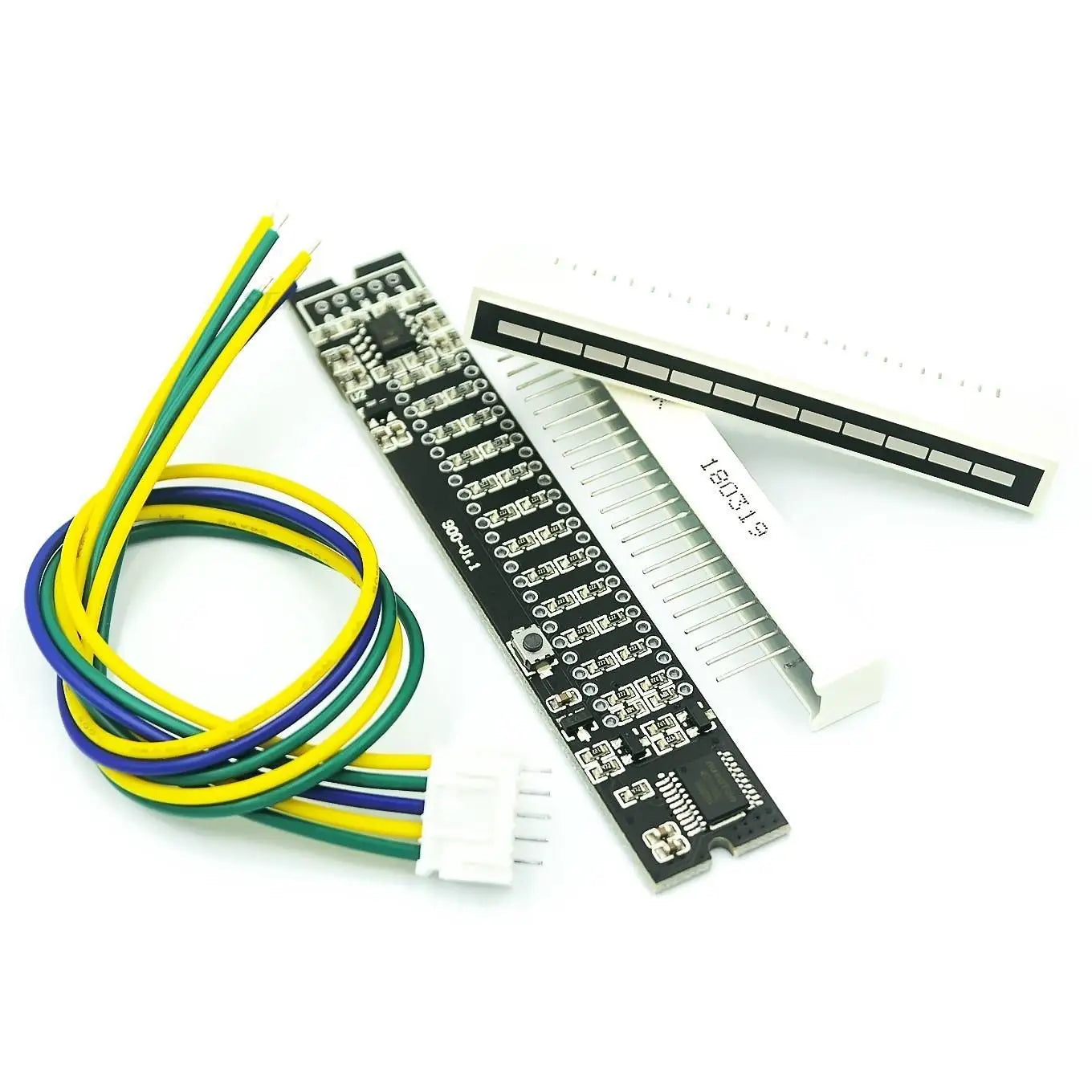 Custom Double 12-bit double channel LED music spectrum level indicator light (7 green 2 orange 3 red) audio LED indicator light