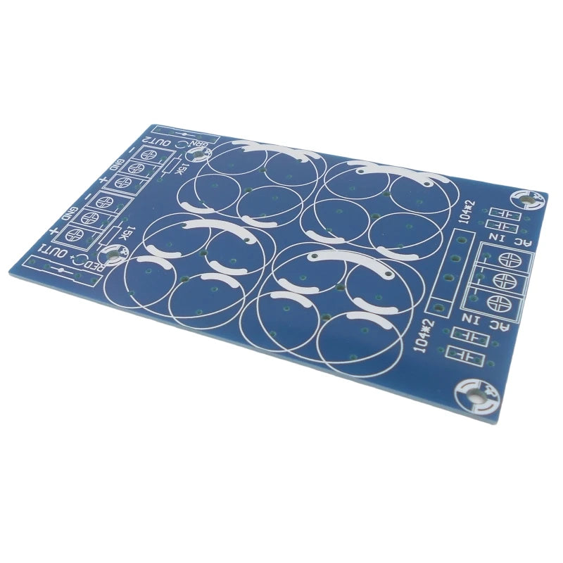 Custom Dual power supply rectification filtering high-end power amplifier power supply PCB board, 2 sets parallel output with fuse