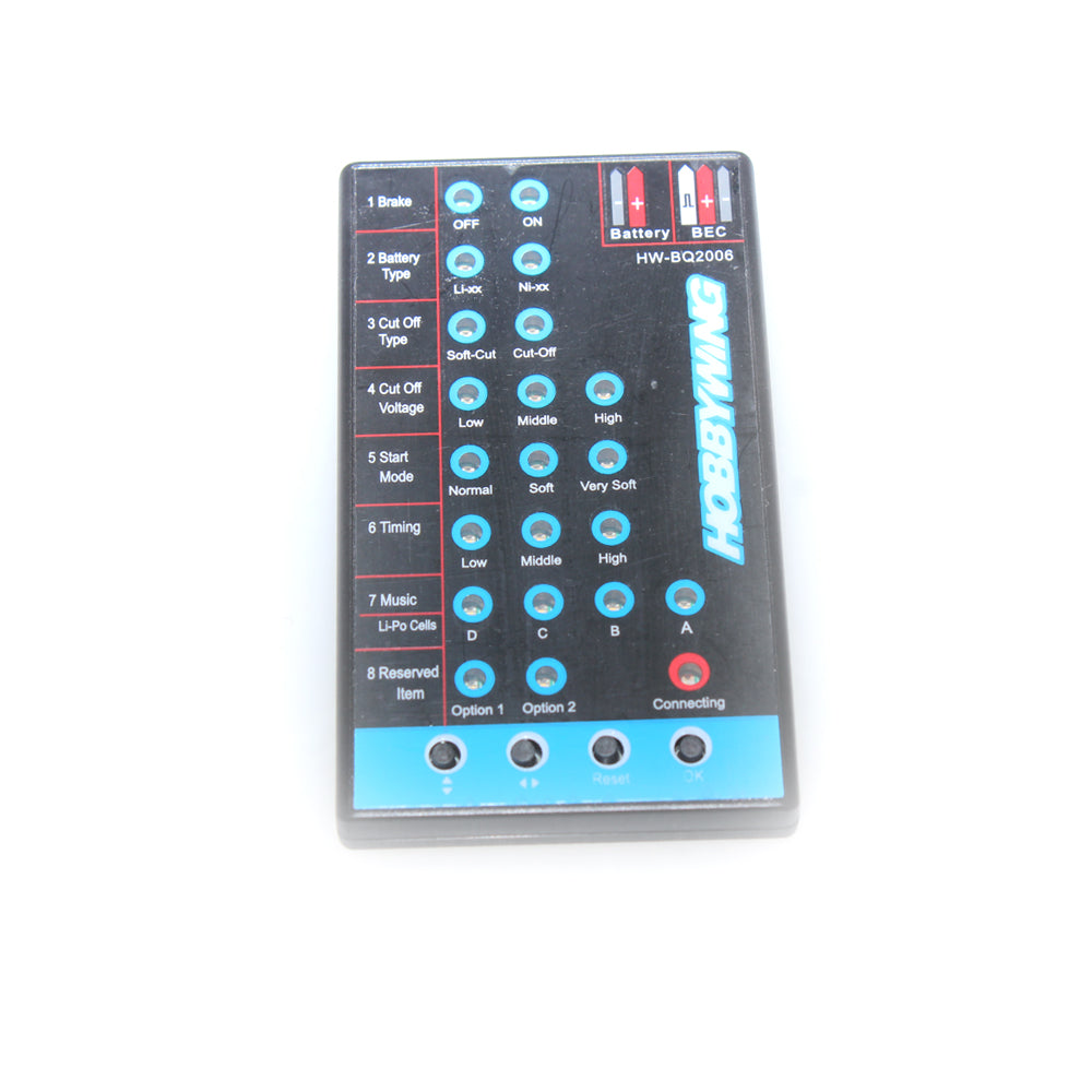 Custom ESC Programming LED Program Card  for RC Toy Car for Hobbywing Brushless ESC F17839