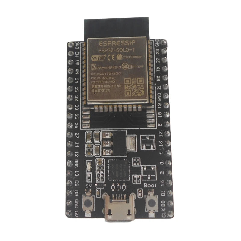 Custom ESP32 DevKitC development board is equipped with 32D/32U/WROVER-IB/WROVER-B/SOLO-1