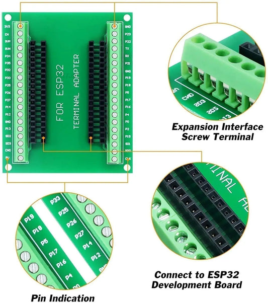 Custom ESP32 Expansion board 38Pin Development board Wireless WiFi+For Bluetooth 2 in 1 dual-core CPU low power consumption