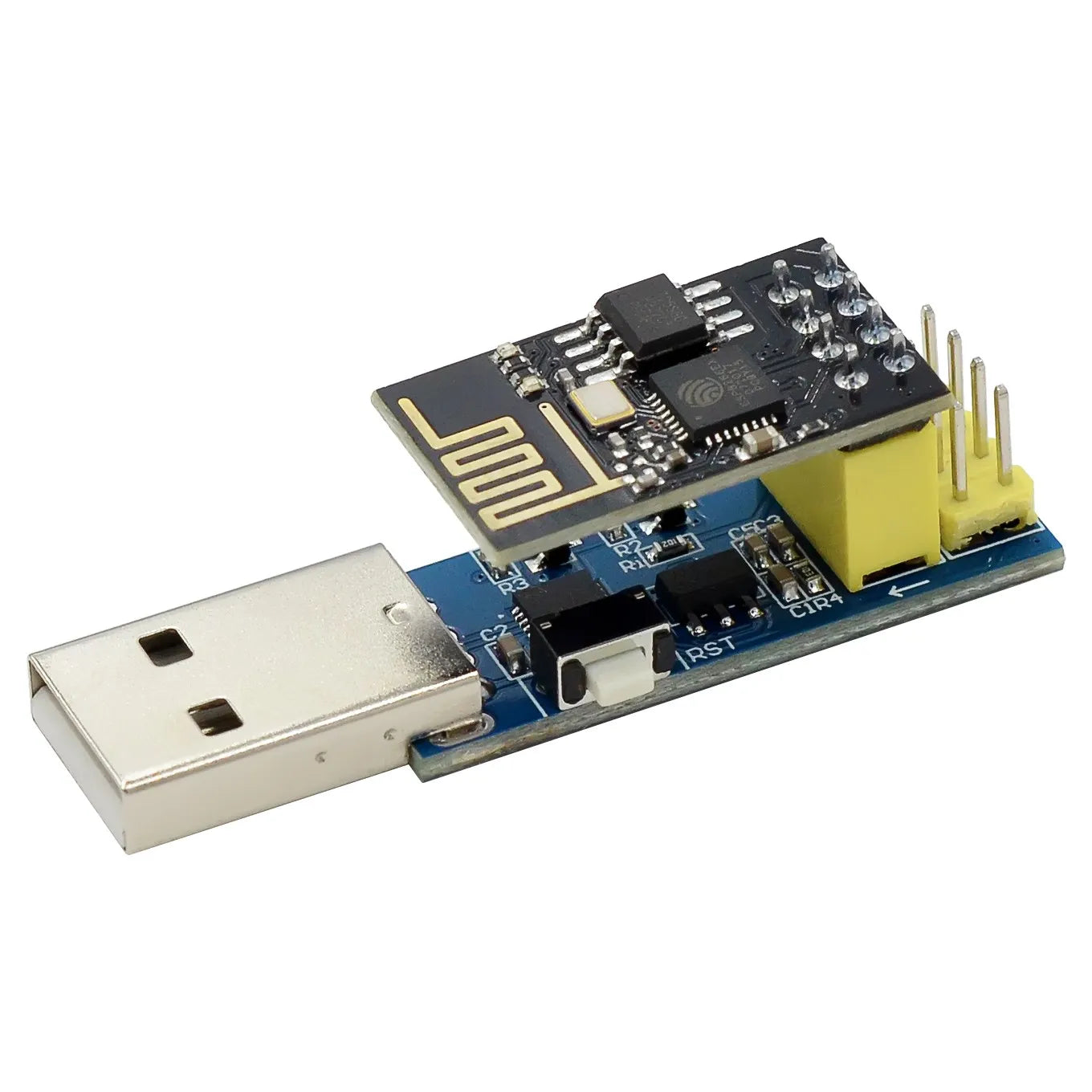 Custom ESP8266 ESP-01/ESP-01S WIFI Module Adapter Download Debug FOR ST-Link Kit IDE USB to ESP8266 ESP-01s DIY Kit for Arduino