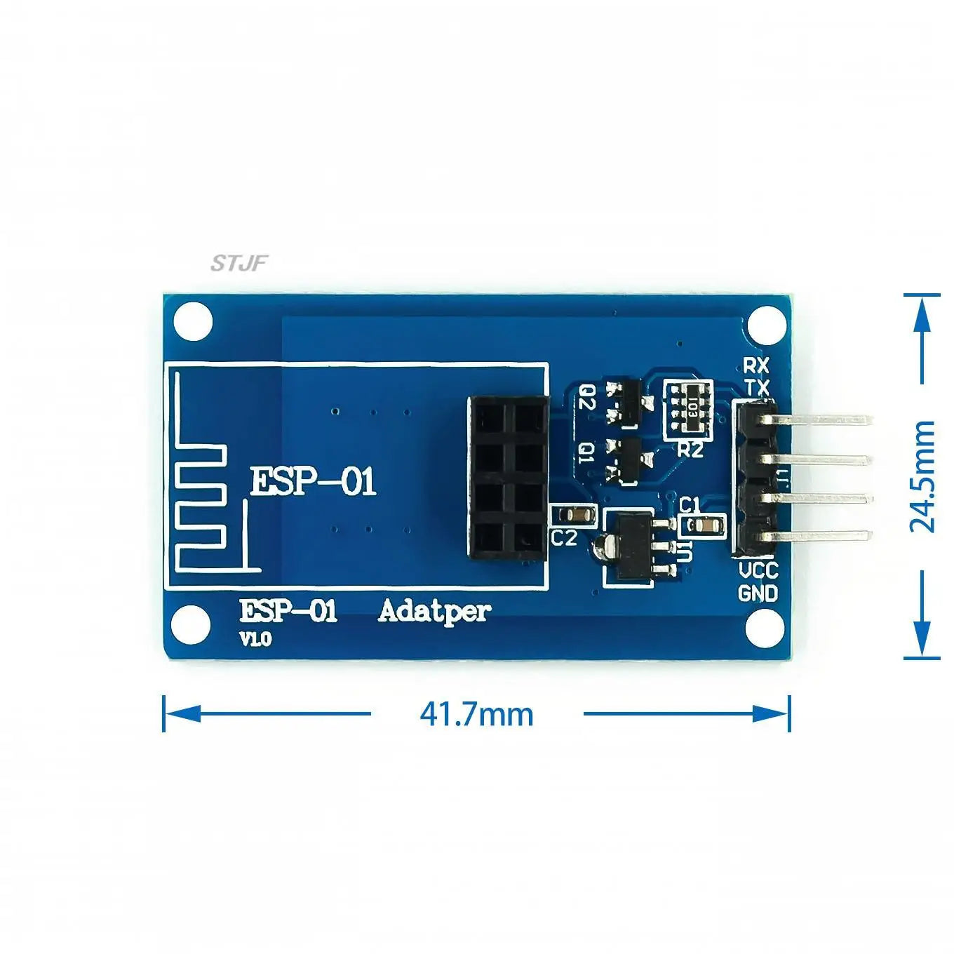 Custom ESP8266 ESP-01 ESP01 Serial Wireless WIFI Module For Arduino Transceiver Receiver Adapter Board Raspberry Pi UNO R3 One 3.3V 5V