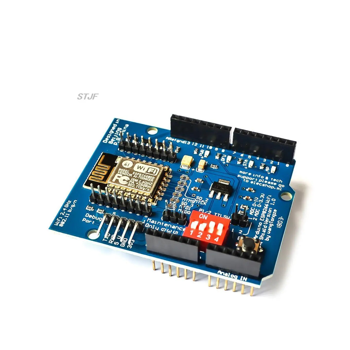 Custom ESP8266 ESP-12 ESP-12E UART Wifi Wireless Shield Development Board For Arduino Mega UNO R3 Module Mega 3.3V 5V TTL Interface one