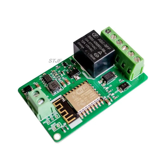 Custom ESP8266 Relay Module 10A 220V Network Relay WIFI Module Input DC 7V~30V 4 Layers Board TVS Input Automatic Protection