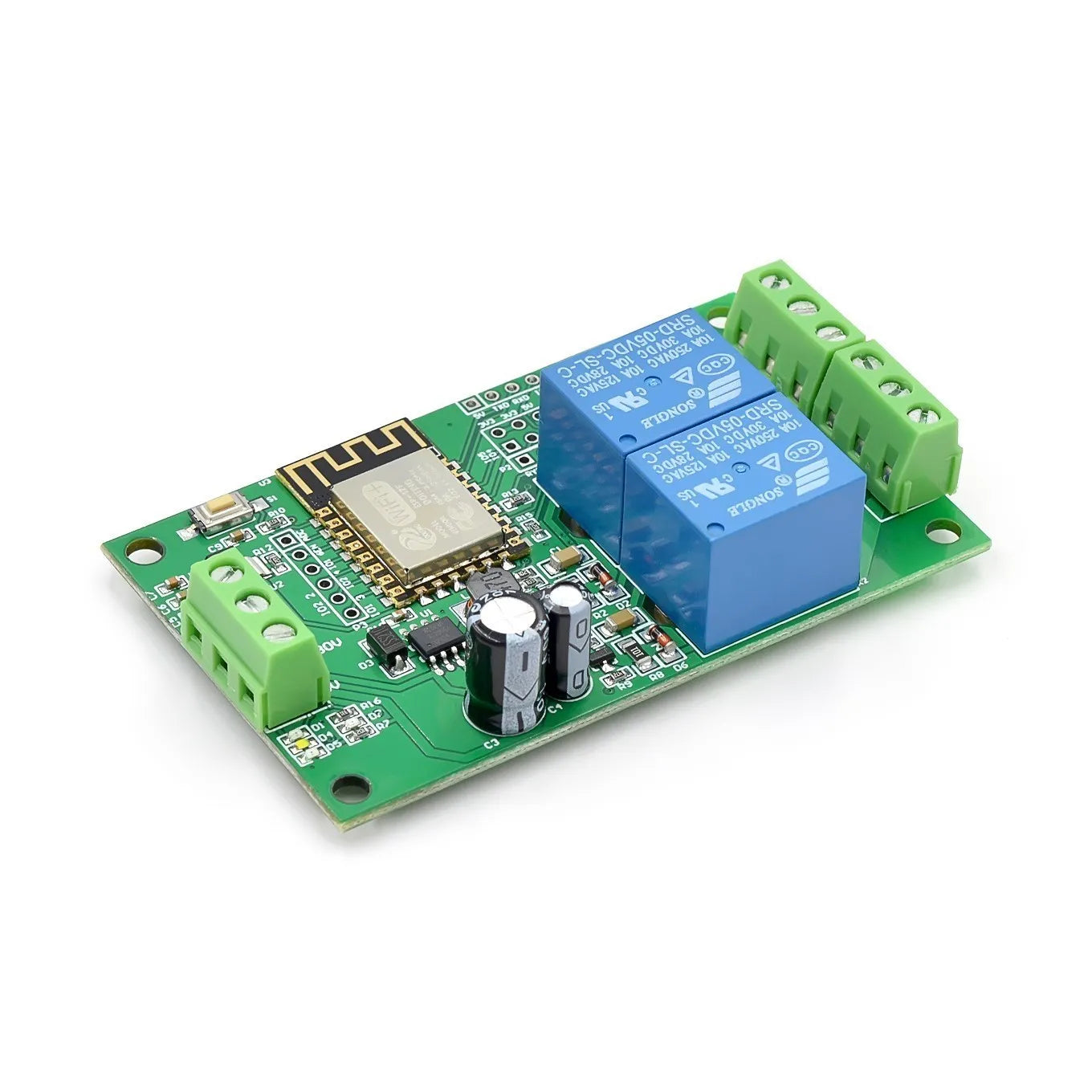 Custom ESP8266 Wireless WIFI Relay Controller Module ESP-12F for IOT Smart Home APP DC 5V-80V