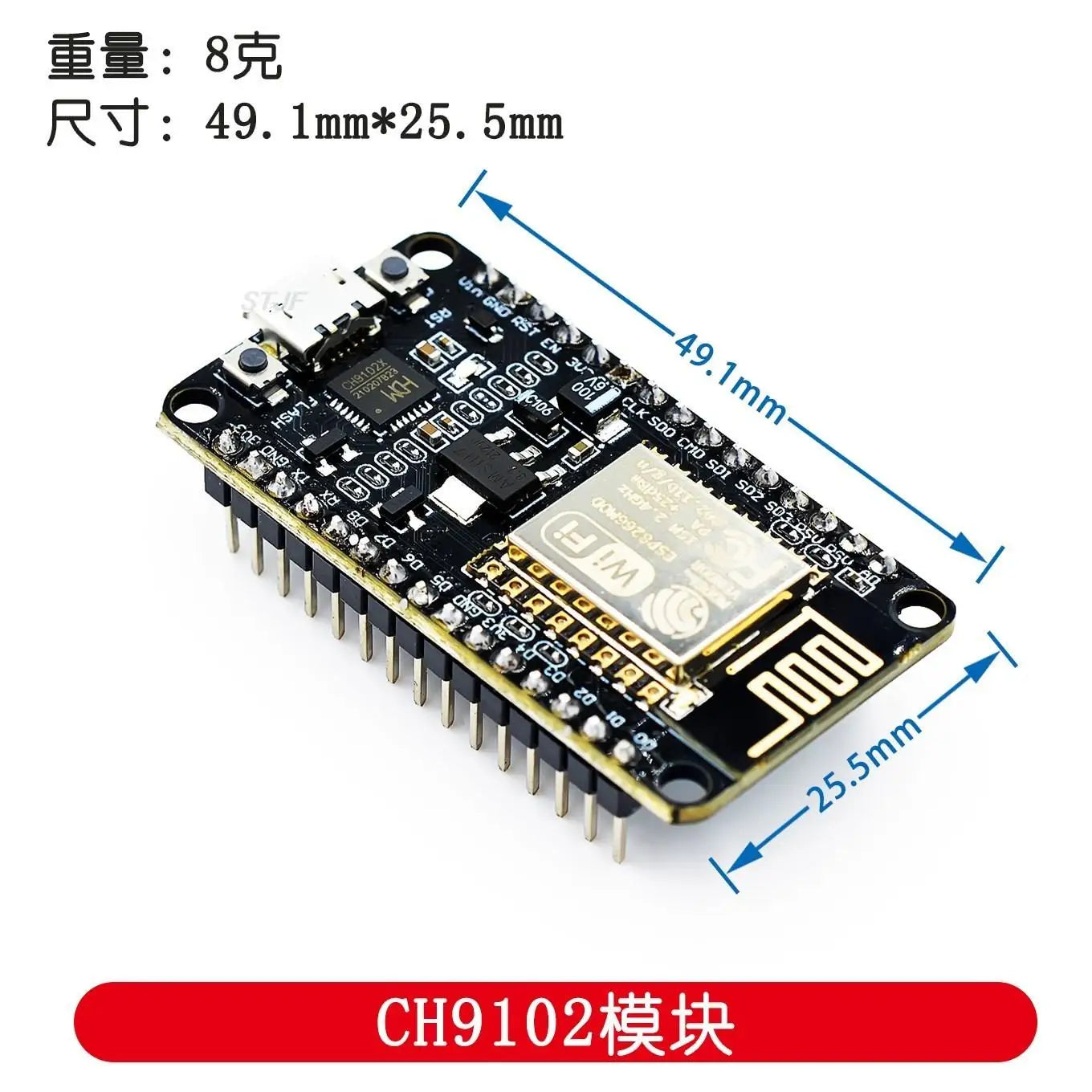 Custom ESP8266 Wireless module NodeMcu 4M bytes Lua WIFI Internet of Things development board based ESP-12E for arduino CP2102 CH9102