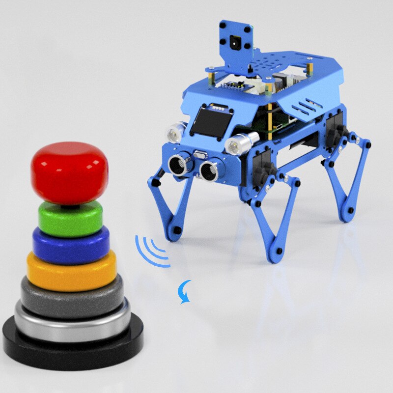 Custom Education Robot Steam Science and Education Raspberry Pi Connecting Shaft Robot Three-in-One Aluminum Alloy Robot Dog